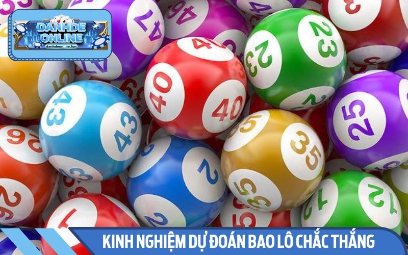 Kinh nghiệm dự đoán chắc chắn cho người mới