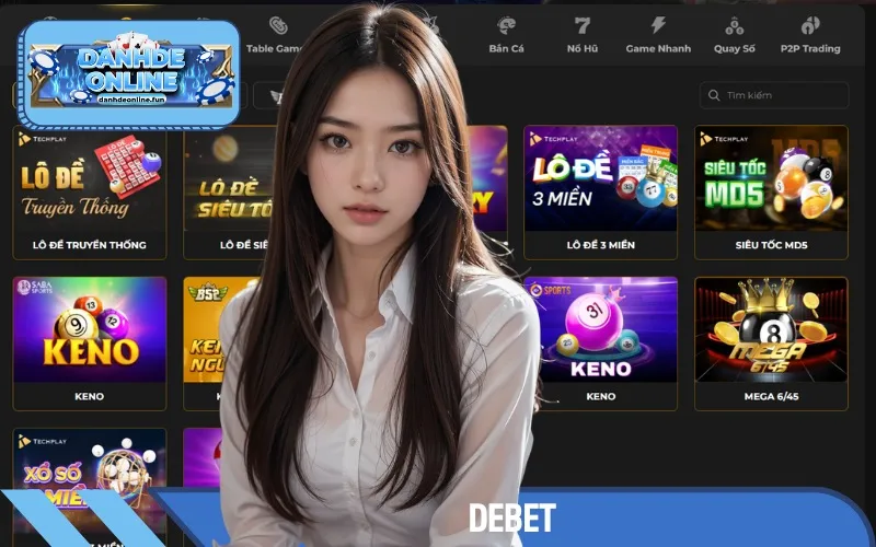 Debet đảm bảo thanh toán minh bạch, giúp bạn yên tâm đánh đề Online