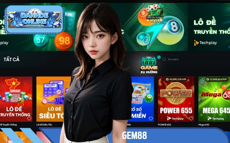 Gem88 tích hợp nhiều game số, mở thưởng liên tục suốt cả ngày
