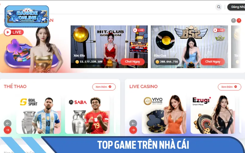 Tổng hợp danh mục game được đánh giá cao